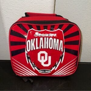 Northwest NCAA Oklahoma University OU Sooners Insulated Lunch Bag Box Cooler EUC
